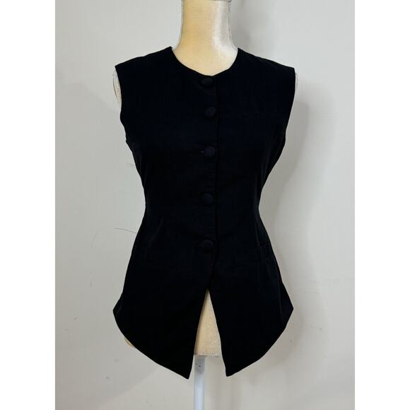 Elegant Black Women's Vest - Picture 4 of 12